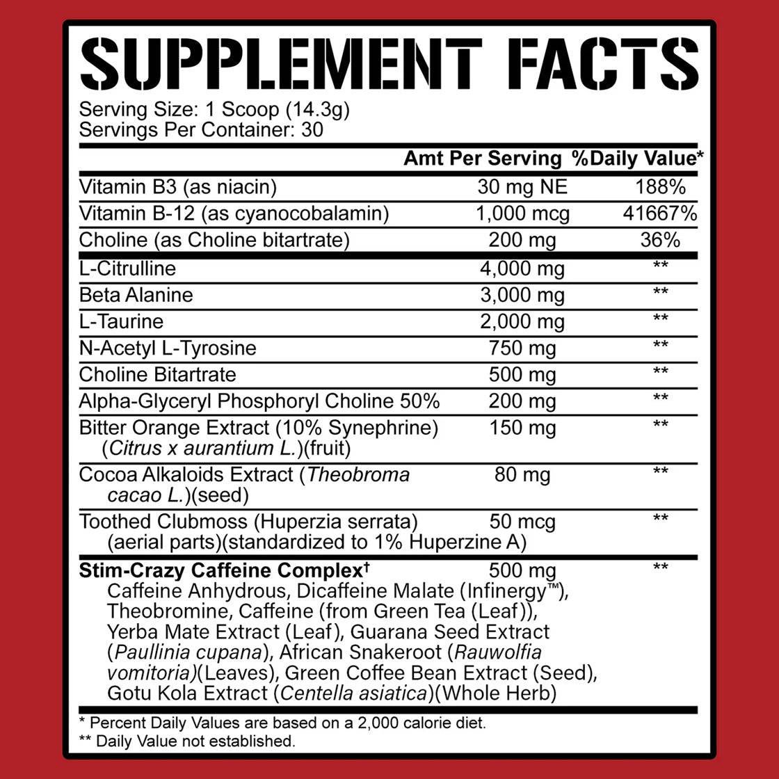 Rich Piana 5% Nutrition |5150 High Stimulant Pre-Workout - New Heights Supplements