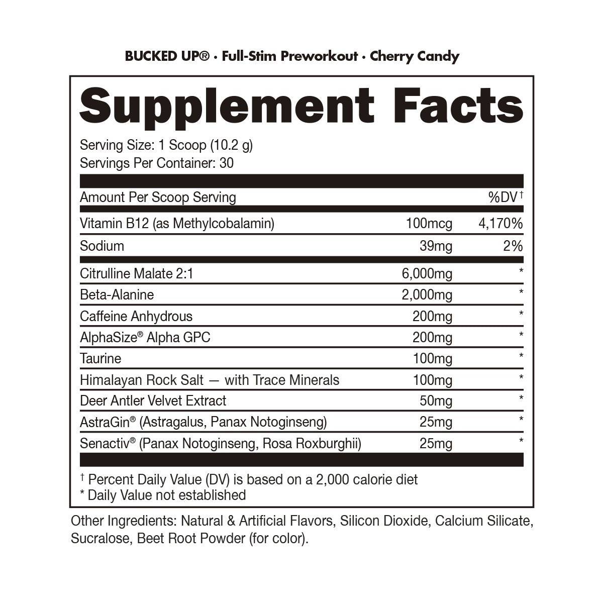 Bucked Up Pre-Workout - New Heights Supplements