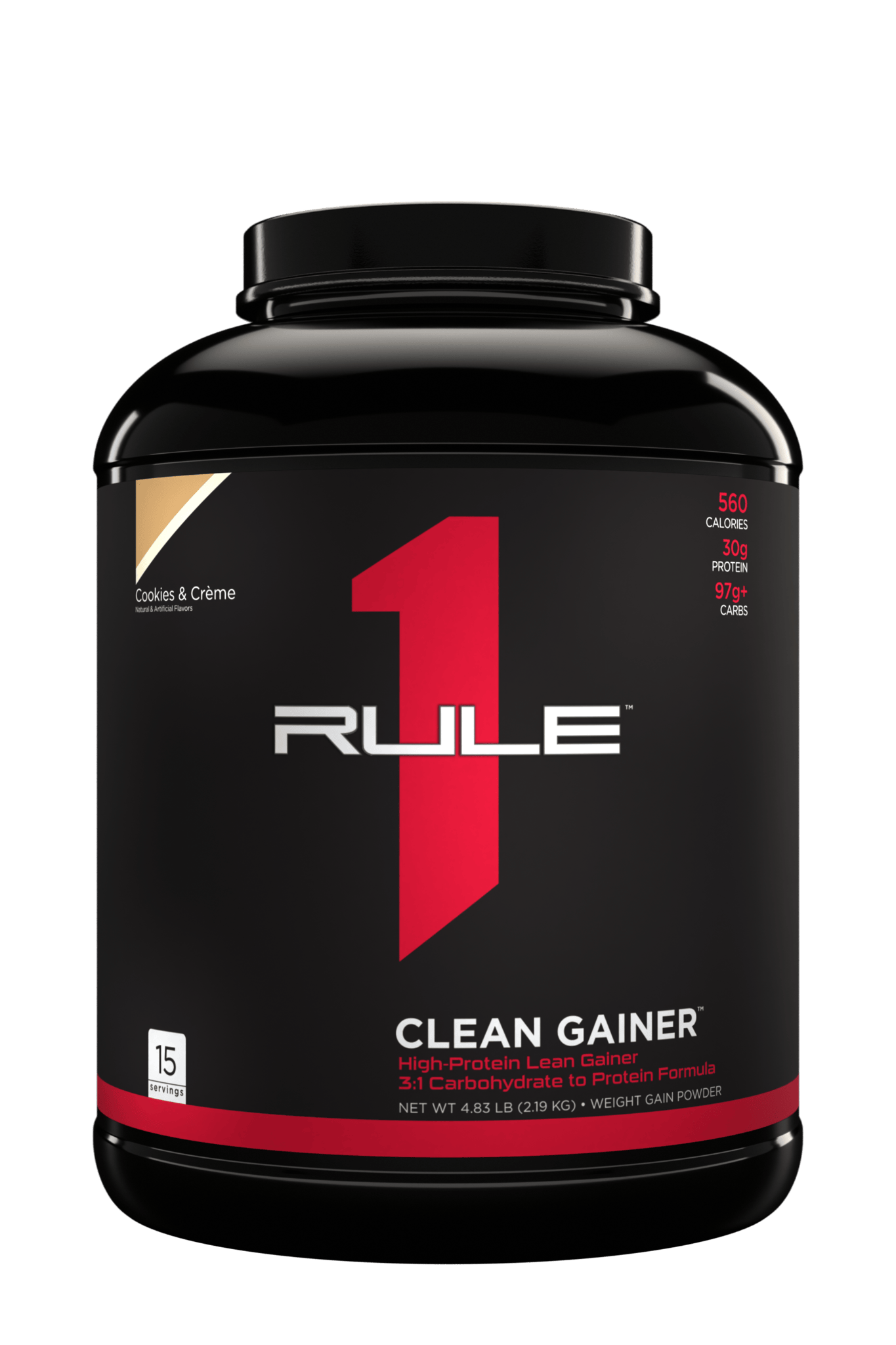 R1 Clean Gainer Chocolate Fudge 15 Serving - New Heights Supplements