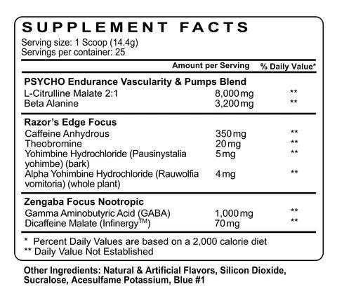 Edge of Insanity Pre-Workout - New Heights Supplements