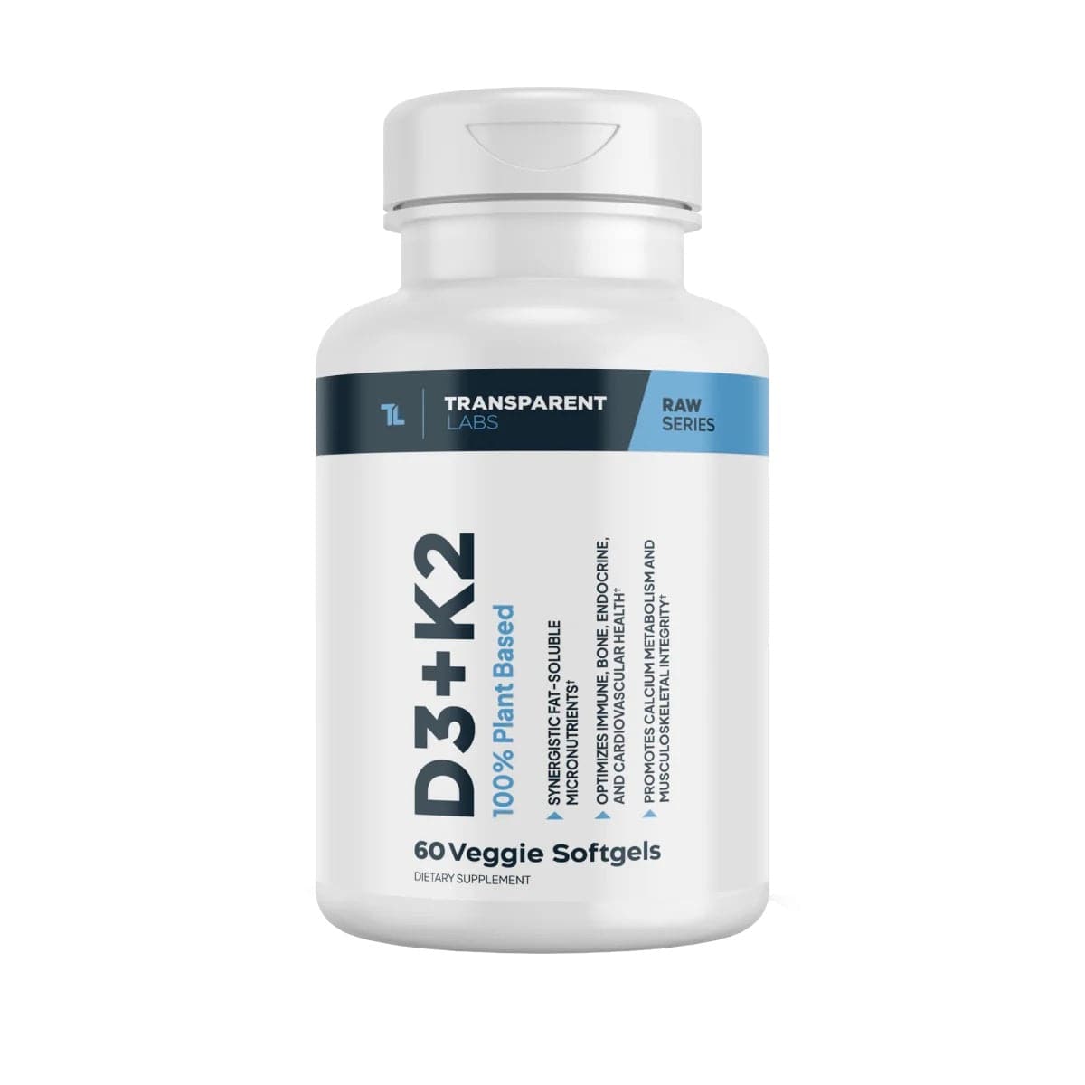 Transparent Labs D3+K2 - New Heights Supplements