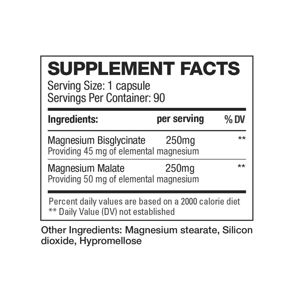 Magnesium 500mg 90 Capsules