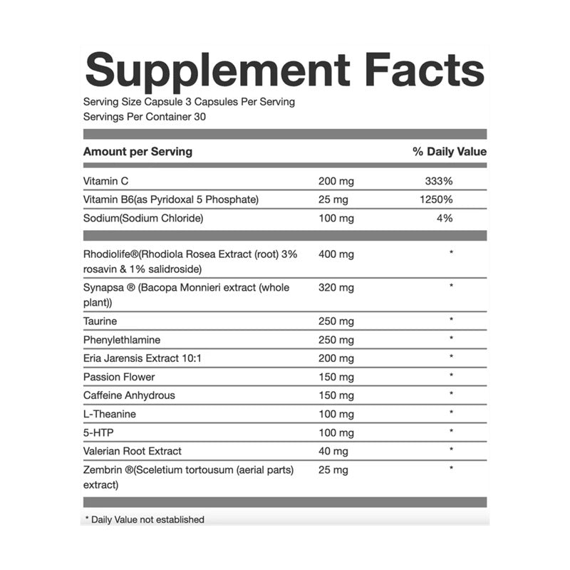 Bacchus Mood Enhancer 90 Capsules