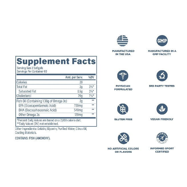 Omega 3 120 Softgels