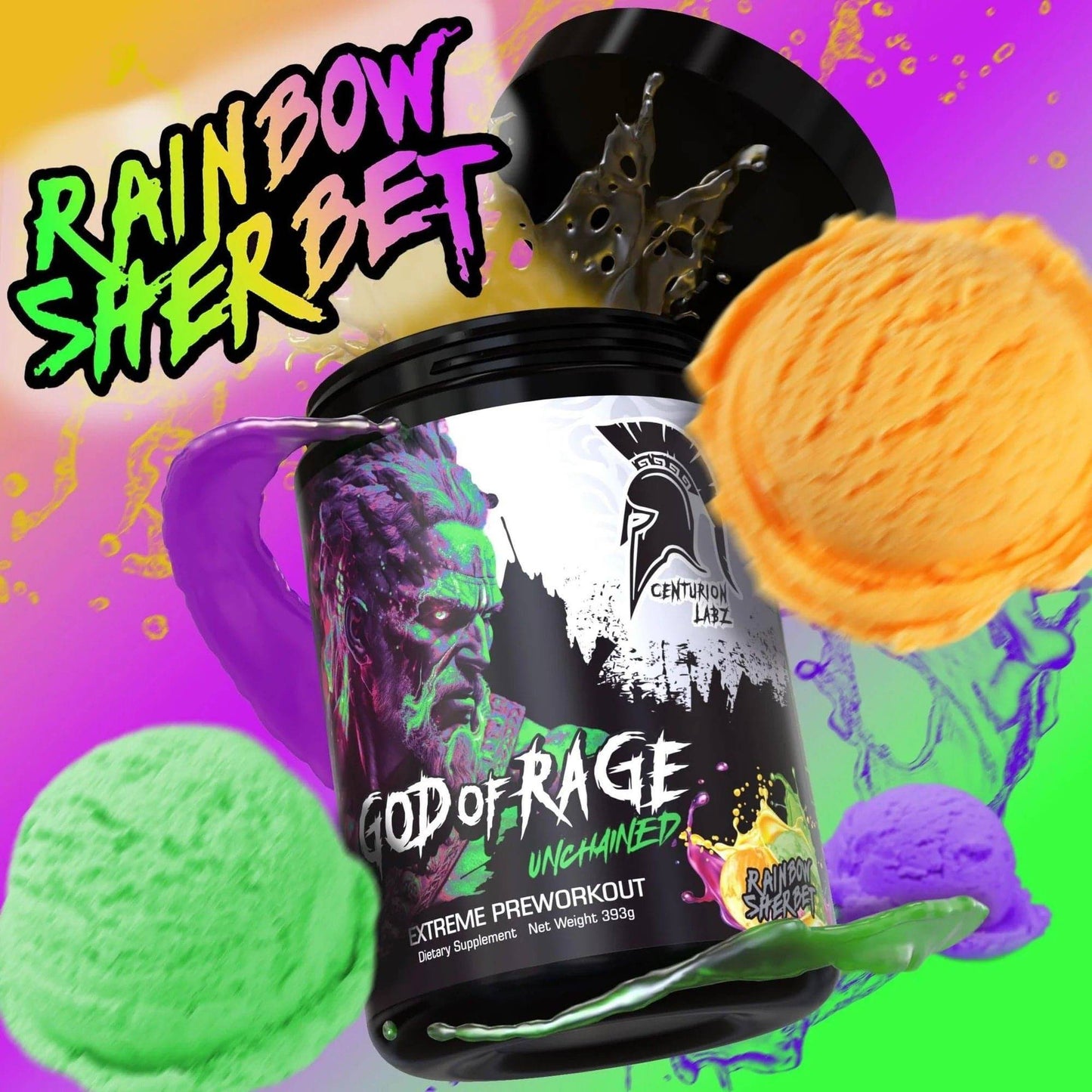 God of Rage Unchained Pre-Workout - New Heights Supplements