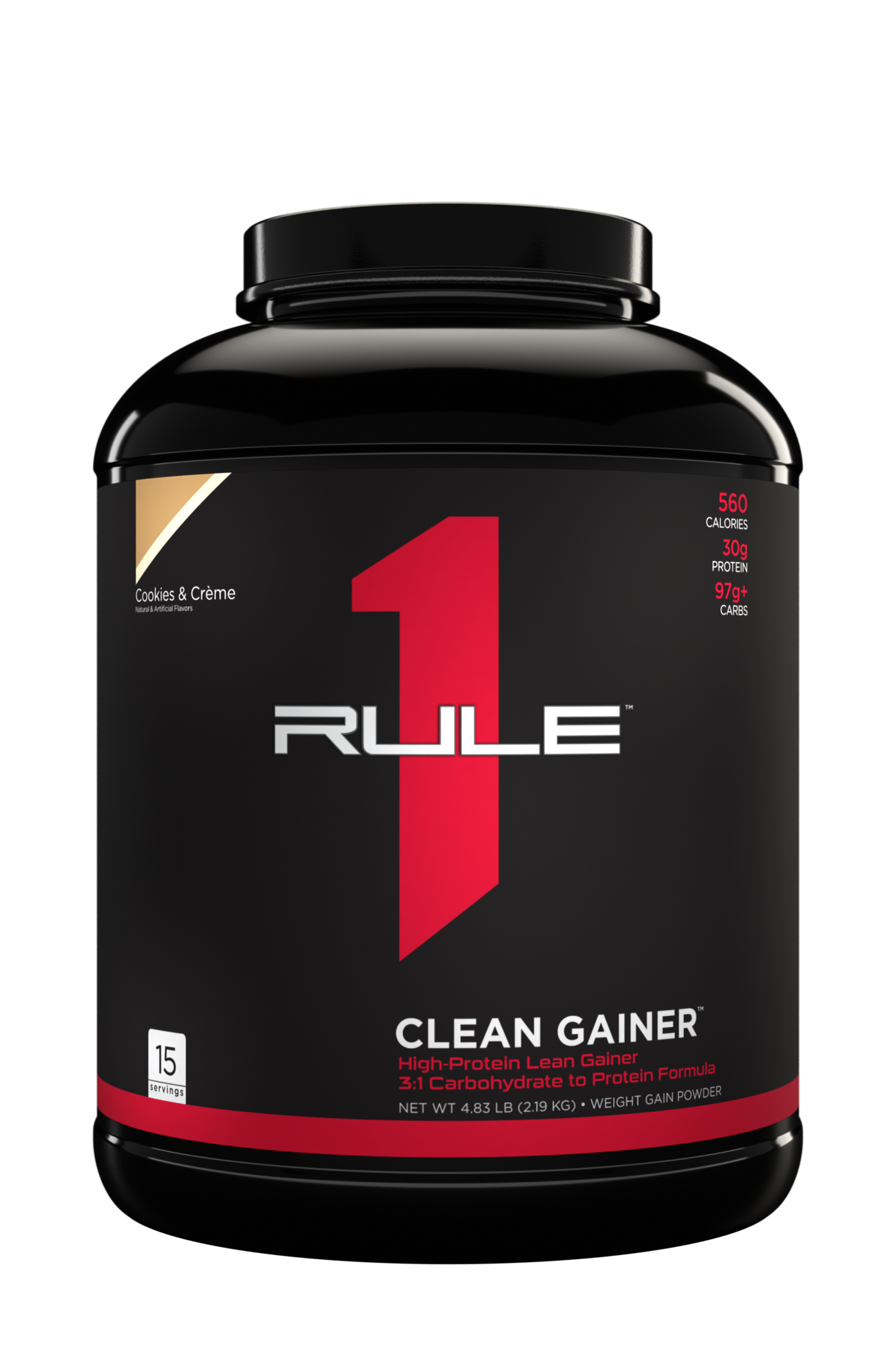 R1 Clean Gainer Cookies n Cream 15 Serving - New Heights Supplements