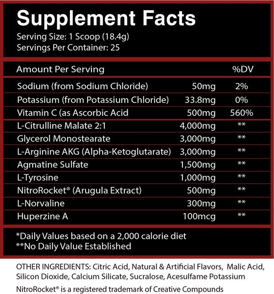 Blood Rush Snow Cone - New Heights Supplements