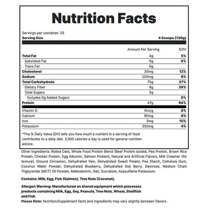 MRE 7lb Whole Food Meal Replacement - New Heights Supplements