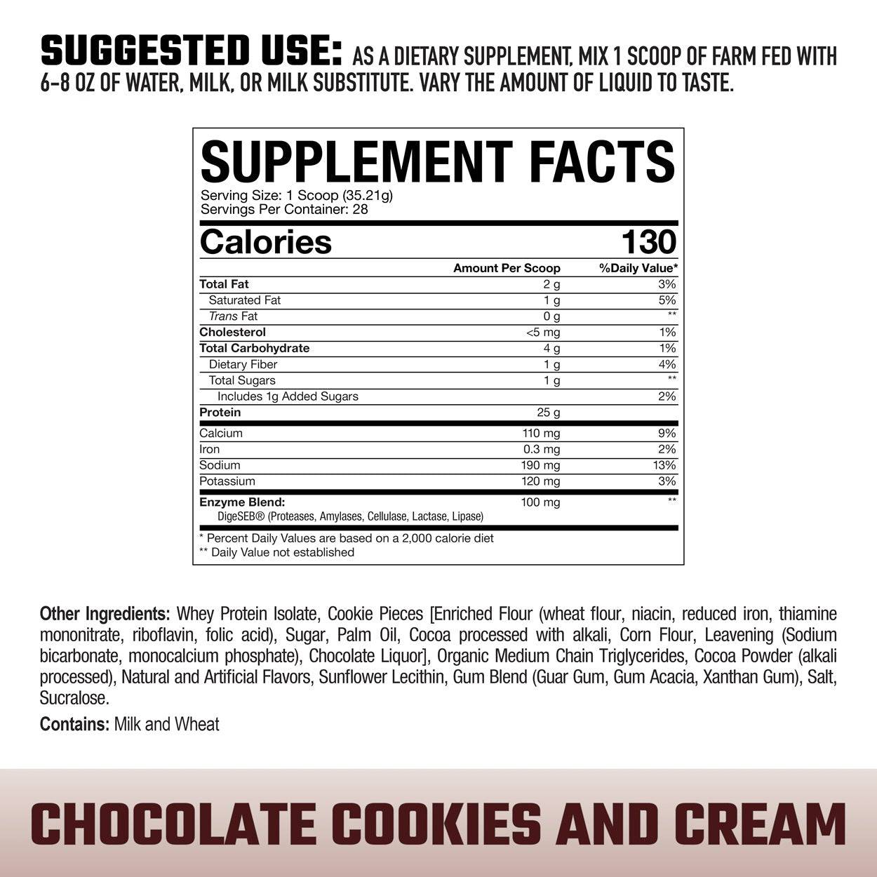 Axe and Sledge Farm Fed Protein Powder - New Heights Supplements