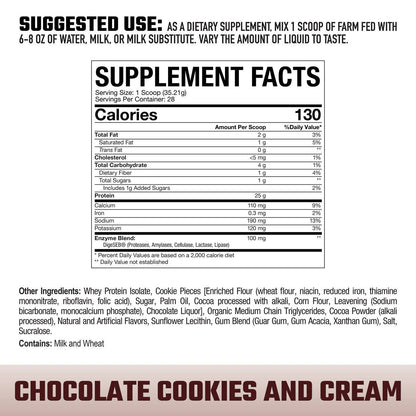 Axe and Sledge Farm Fed Protein Powder - New Heights Supplements
