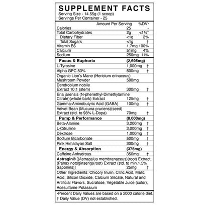 AdreNOlyn Nootropic High Focus Pre-Workout - New Heights Supplements