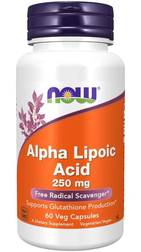 NOW Foods Alpha Lipoic Acid 250 mg 60ct - New Heights Supplements