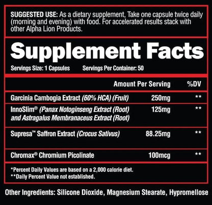 Cravings Killer – All-Natural Cravings and Appetite Control - 50 - New Heights Supplements