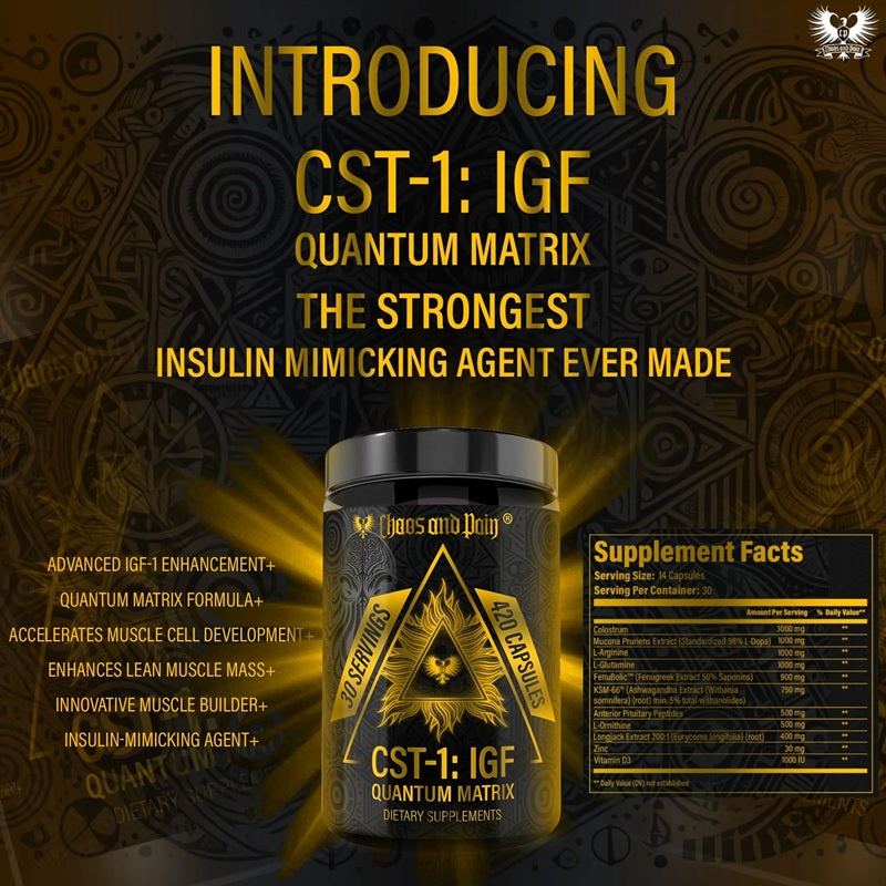 CST-1: IGF Quantum Matrix 420 Capsules - New Heights Supplements