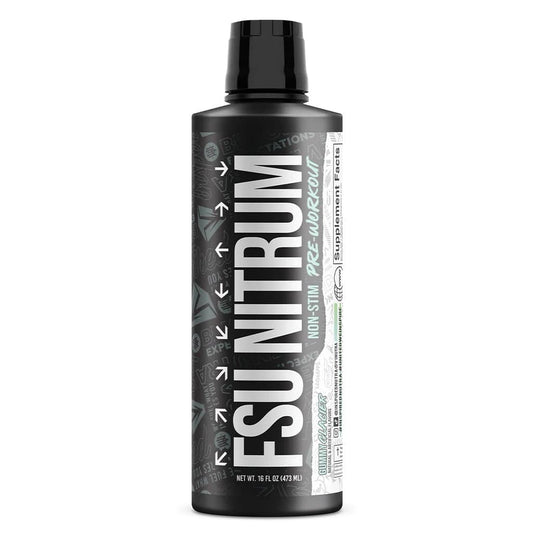 FSU Nitrum Liquid Glycerol Non-Stim Pre-Workout  Gummy Glacier - New Heights Supplements