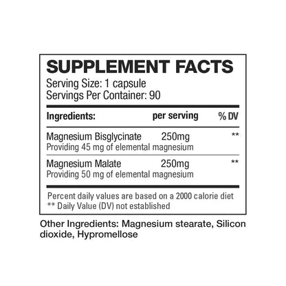 Magnesium 500mg 90 Capsules
