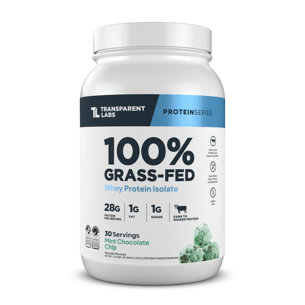 100% Grass-Fed Whey Protein Isolate 2lb - New Heights Supplements