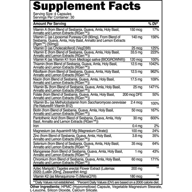 Multi-Vitamin 120 Capsules - New Heights Supplements