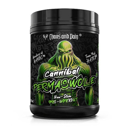 Cannibal Permaswole Non-Stim Pre-Workout - New Heights Supplements