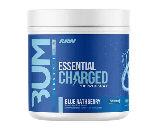 CBUM Essential Charged Pre-Wrokout Blue Rathberry - New Heights Supplements