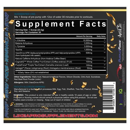 Pump + Focus V5 Pre-Workout Celebration