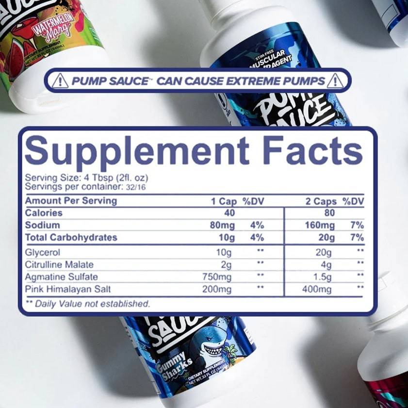 Pump Sauce Liquid Pre-Workout - New Heights Supplements